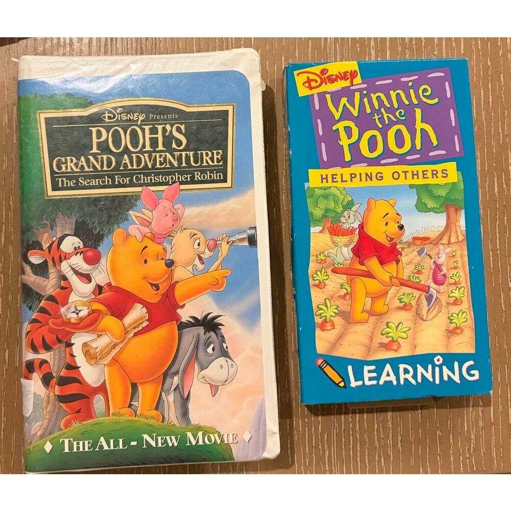Pooh Learning Helping VHS 1994/Grand Adventure The Search for Christopher Robin